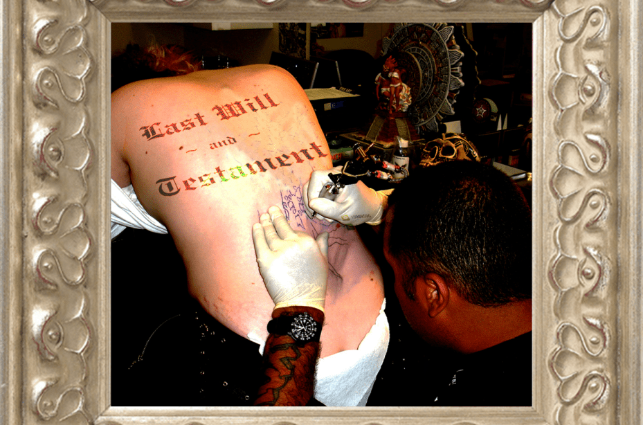 Brisbane Wills: Would you like to leave your Tattoos to your children? Make a will today!!