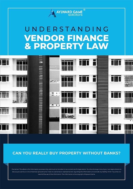 Vendor Finance & Property Law